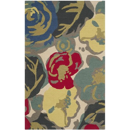 Safavieh Four Seasons Hand Hooked Accent RugIvory 2 ft.-6 in. x 4 ft. FRS437B-24